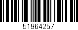 Código de barras (EAN, GTIN, SKU, ISBN): '51964257'