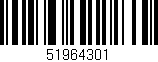 Código de barras (EAN, GTIN, SKU, ISBN): '51964301'