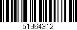 Código de barras (EAN, GTIN, SKU, ISBN): '51964312'