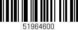 Código de barras (EAN, GTIN, SKU, ISBN): '51964600'