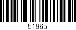 Código de barras (EAN, GTIN, SKU, ISBN): '51965'