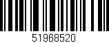 Código de barras (EAN, GTIN, SKU, ISBN): '51968520'
