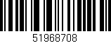 Código de barras (EAN, GTIN, SKU, ISBN): '51968708'