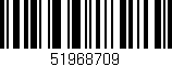 Código de barras (EAN, GTIN, SKU, ISBN): '51968709'