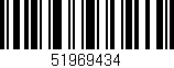 Código de barras (EAN, GTIN, SKU, ISBN): '51969434'