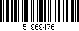 Código de barras (EAN, GTIN, SKU, ISBN): '51969476'