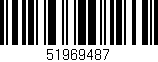Código de barras (EAN, GTIN, SKU, ISBN): '51969487'