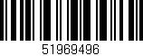 Código de barras (EAN, GTIN, SKU, ISBN): '51969496'