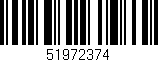 Código de barras (EAN, GTIN, SKU, ISBN): '51972374'