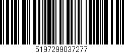 Código de barras (EAN, GTIN, SKU, ISBN): '5197299037277'