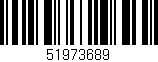 Código de barras (EAN, GTIN, SKU, ISBN): '51973689'