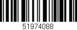 Código de barras (EAN, GTIN, SKU, ISBN): '51974088'