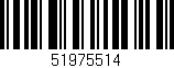 Código de barras (EAN, GTIN, SKU, ISBN): '51975514'