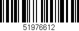 Código de barras (EAN, GTIN, SKU, ISBN): '51976612'