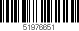 Código de barras (EAN, GTIN, SKU, ISBN): '51976651'