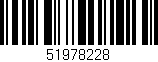 Código de barras (EAN, GTIN, SKU, ISBN): '51978228'