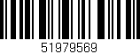 Código de barras (EAN, GTIN, SKU, ISBN): '51979569'
