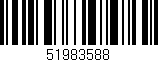 Código de barras (EAN, GTIN, SKU, ISBN): '51983588'