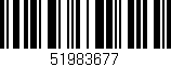 Código de barras (EAN, GTIN, SKU, ISBN): '51983677'