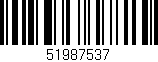 Código de barras (EAN, GTIN, SKU, ISBN): '51987537'
