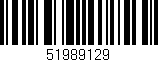Código de barras (EAN, GTIN, SKU, ISBN): '51989129'