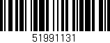Código de barras (EAN, GTIN, SKU, ISBN): '51991131'