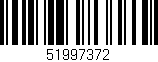 Código de barras (EAN, GTIN, SKU, ISBN): '51997372'