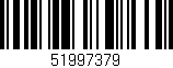 Código de barras (EAN, GTIN, SKU, ISBN): '51997379'