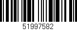 Código de barras (EAN, GTIN, SKU, ISBN): '51997582'