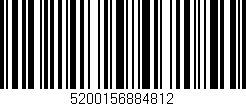Código de barras (EAN, GTIN, SKU, ISBN): '5200156884812'