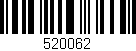 Código de barras (EAN, GTIN, SKU, ISBN): '520062'