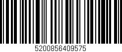 Código de barras (EAN, GTIN, SKU, ISBN): '5200856409575'