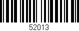 Código de barras (EAN, GTIN, SKU, ISBN): '52013'