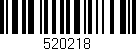 Código de barras (EAN, GTIN, SKU, ISBN): '520218'