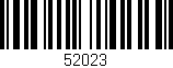 Código de barras (EAN, GTIN, SKU, ISBN): '52023'