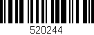 Código de barras (EAN, GTIN, SKU, ISBN): '520244'