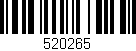 Código de barras (EAN, GTIN, SKU, ISBN): '520265'
