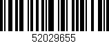 Código de barras (EAN, GTIN, SKU, ISBN): '52029655'