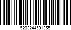 Código de barras (EAN, GTIN, SKU, ISBN): '5203244681355'