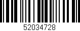 Código de barras (EAN, GTIN, SKU, ISBN): '52034728'
