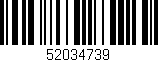 Código de barras (EAN, GTIN, SKU, ISBN): '52034739'
