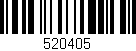 Código de barras (EAN, GTIN, SKU, ISBN): '520405'