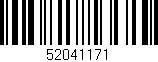 Código de barras (EAN, GTIN, SKU, ISBN): '52041171'