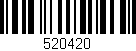 Código de barras (EAN, GTIN, SKU, ISBN): '520420'