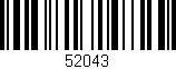 Código de barras (EAN, GTIN, SKU, ISBN): '52043'
