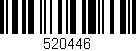 Código de barras (EAN, GTIN, SKU, ISBN): '520446'