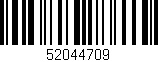Código de barras (EAN, GTIN, SKU, ISBN): '52044709'