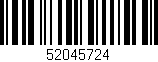 Código de barras (EAN, GTIN, SKU, ISBN): '52045724'
