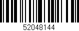 Código de barras (EAN, GTIN, SKU, ISBN): '52048144'