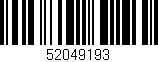 Código de barras (EAN, GTIN, SKU, ISBN): '52049193'
